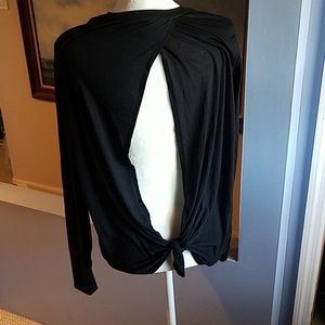 Open Back Workout Shirt